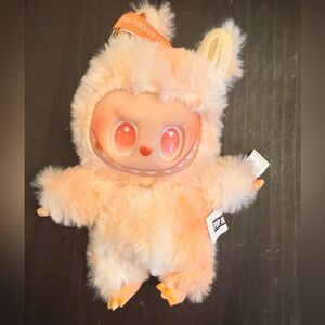 Furry Peach Monster Plush Toy